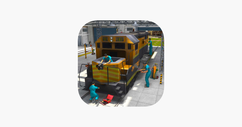 Real Train Mechanic Simulator: 3D Work-shop Garage Game Cover