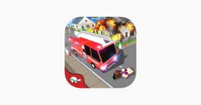 Block City Fire Truck Rescue Image