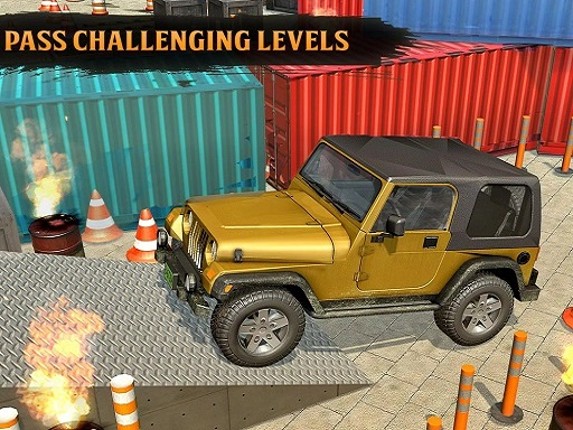 Classic Real 4x4 Jeep Parking Drive Game Game Cover