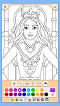 Princess Coloring Game Image