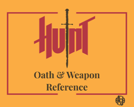 HUNT Oath & Weapon Reference Image