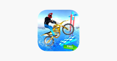 Bike Rider - Water Stunts Image