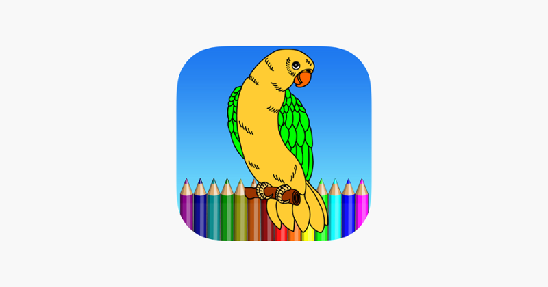 Bird Coloring Book For Kids Game Cover