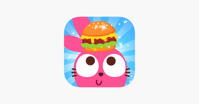 Purple Pink Burger Shop Game Cover