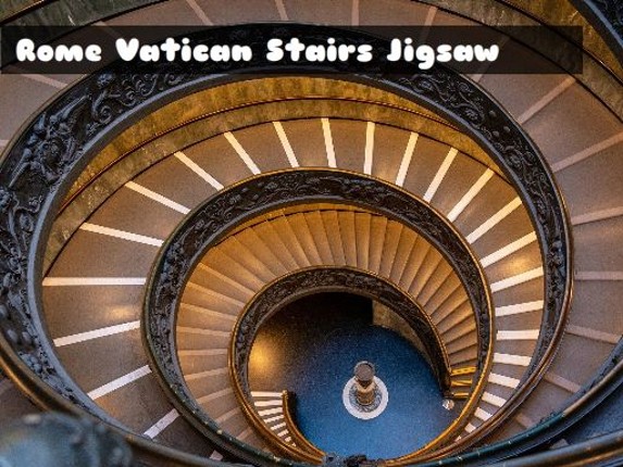 Rome Vatican Stairs Jigsaw Game Cover