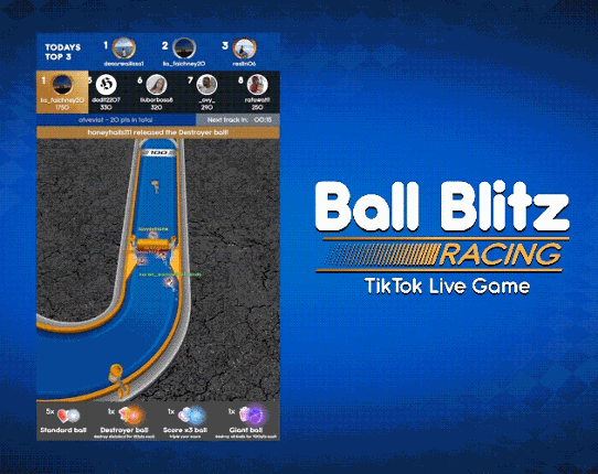 Ball Blitz Racing - TikTok Live Game Game Cover