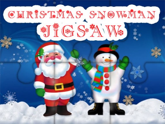 Christmas Snowman Jigsaw Puzzle Game Cover