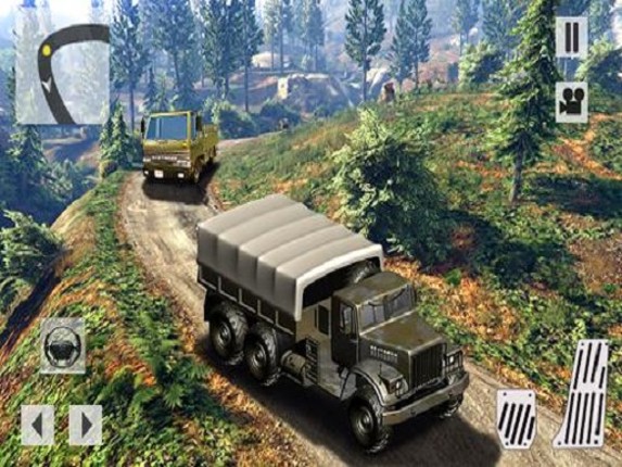 US OffRoad Army Truck Driver Game Cover