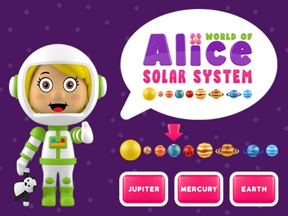 World of Alice   Solar System Game Cover