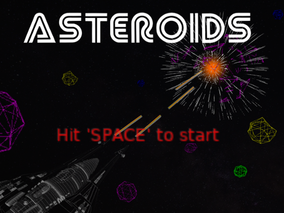 ASTEROIDS Game Cover