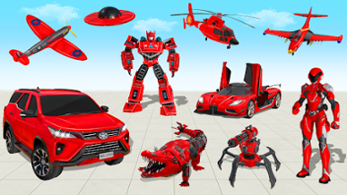 Flying Prado Car Robot Game Image