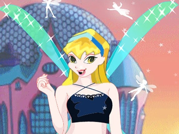 Stella Fairy Girl Dress up Game Cover