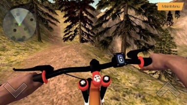 MTB Hill Bike Rider Image