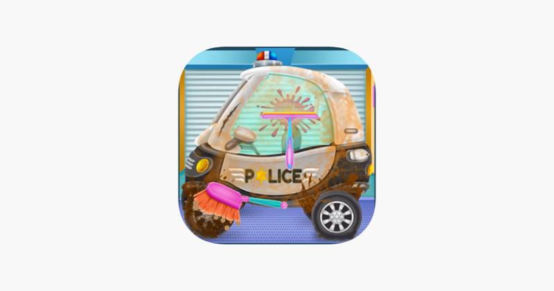 Baby Police Car Wash Game Cover