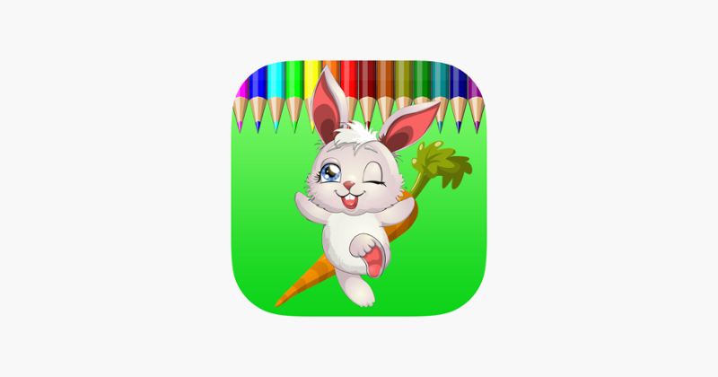 Coloring Book Rabbit free game for kids Game Cover