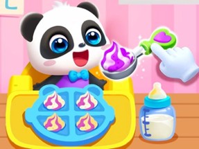 Baby Panda Boy Caring Image