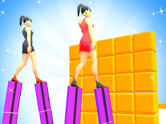 Heels Run Race - Stack Rider Game Cover