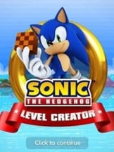 Sonic the Hedgehog Level Creator Image