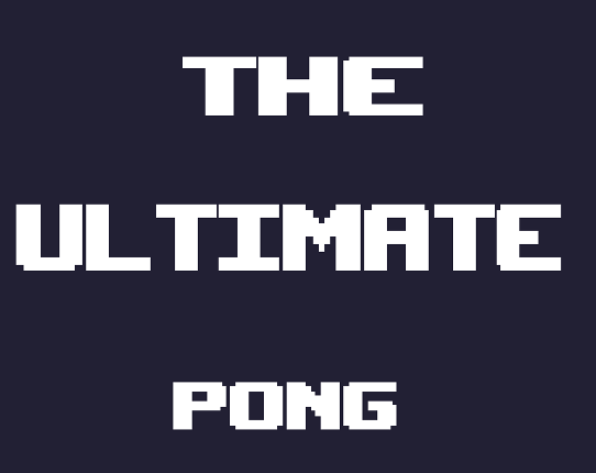 THE ULTIMATE PONG Game Cover