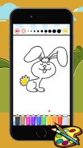 Coloring Book Rabbit free game for kids Image