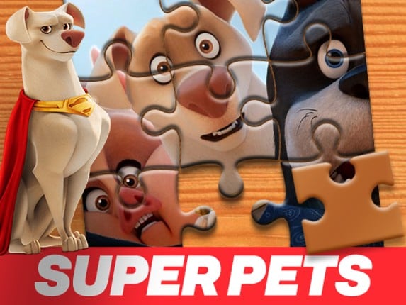 DC League of Super Pets Jigsaw Puzzle Game Cover