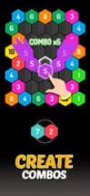 Merge Hexa: Number Puzzle Game Image