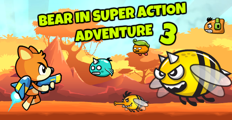 Bear in Super Action Adventure 3 Game Cover
