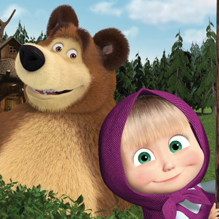 Masha and the Bear Educational Game Cover