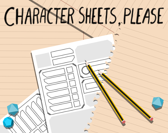 Character Sheets, Please Game Cover