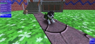 Cute Pocket Puppy 3D Image