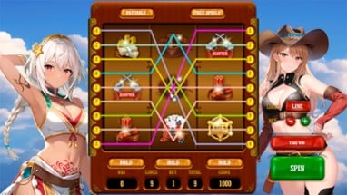 Western Slot Machine Image