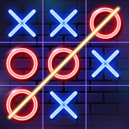 Tic Tac Toe Glow: 2 Player XO Game Cover