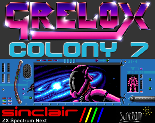 Grelox: Colony 7 (ZX Spectrum Next) Game Cover