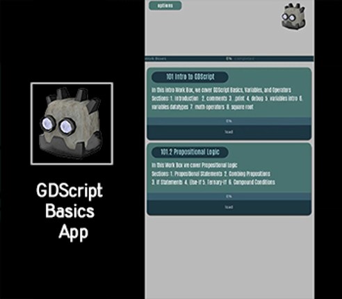 GDScript Basics App [v.1.0.3] Game Cover