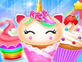 Unicorn Mermaid Cupcake Cooking Design - Creative Image