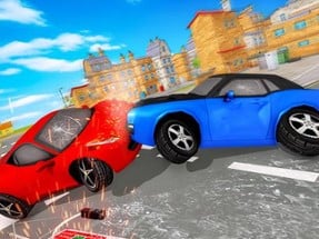 Car Destroy Car Image