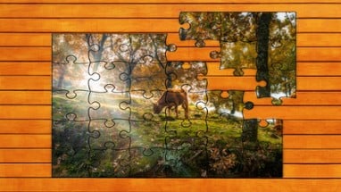 Golden Leaf Jigsaw Puzzles Image