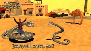 Snake Attack 3D Image