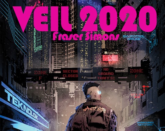 Veil 2020: Minimalist Cyberpunk Action Roleplaying Game Cover