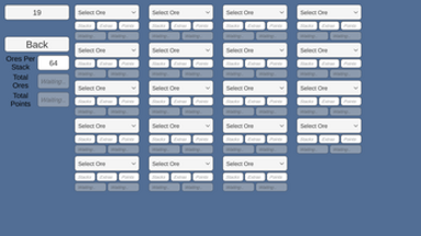 ABBA Caving Calculator Image