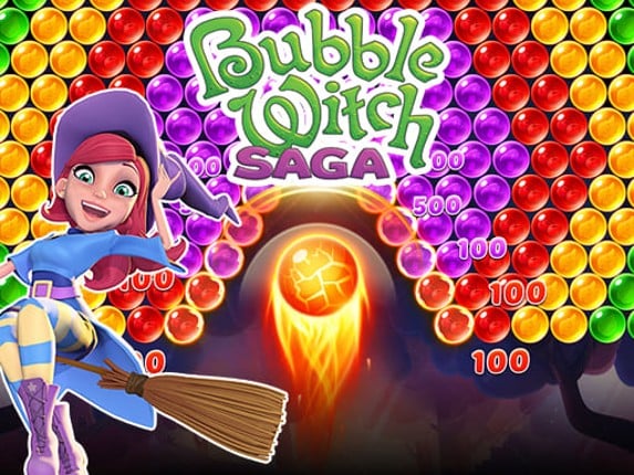 Bubble Witch Saga Game Cover