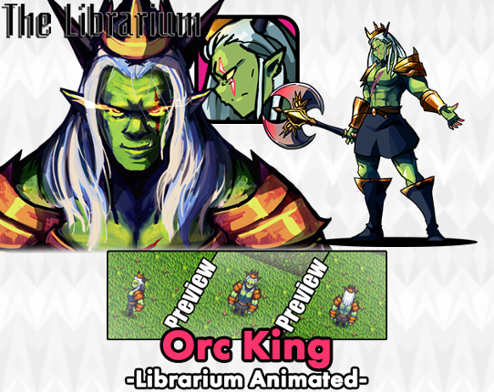 Librarium animated - Orc King Game Cover