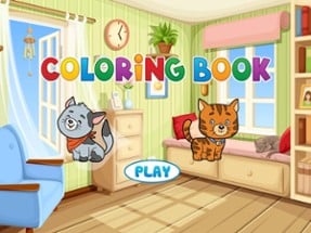 Cute Cats Coloring Book - Painting Game for Kids Image