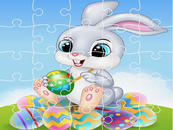 Happy Easter Jigsaw Game Cover