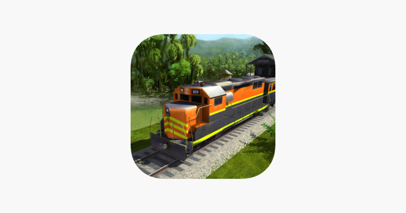Jungle train driving simulator Game Cover