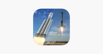 Space Rocket Launch &amp; Landing Image