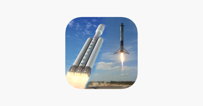 Space Rocket Launch &amp; Landing Game Cover