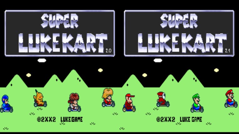 Super Luke Kart - Super Mario Kart Rom Hack Game Cover