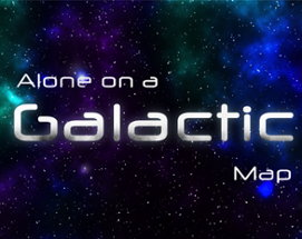 Alone on a Galactic Map Image