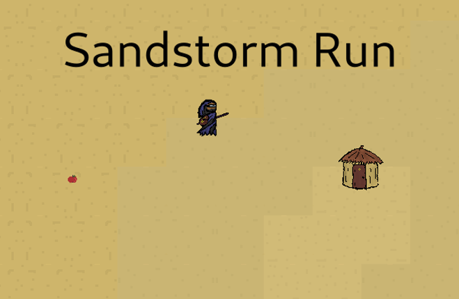 Sandstorm Run #GodotWildJam29 Game Cover